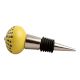 Yellow Ceramic Wine Stopper